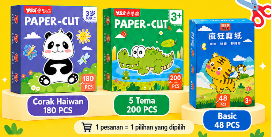 Pilihan set paper-cut